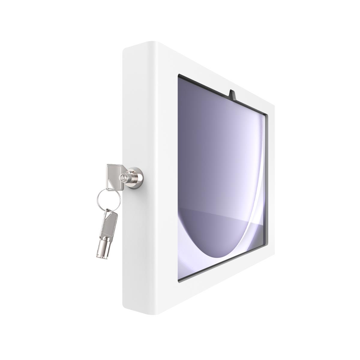 MACLOCKS Galaxy Tab A9+ Apex Enclosure Wall Mount - White (locked with a key)