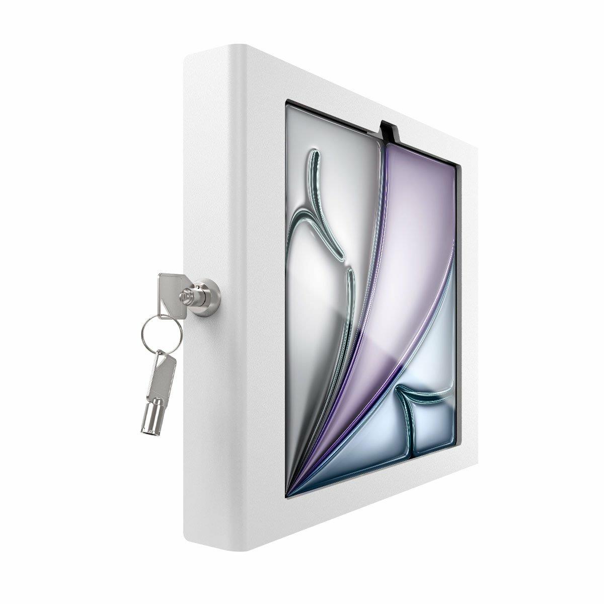 MACLOCKS Apex Secured Enclosure Wall Mount for iPad Air M2 & M3 11in - White