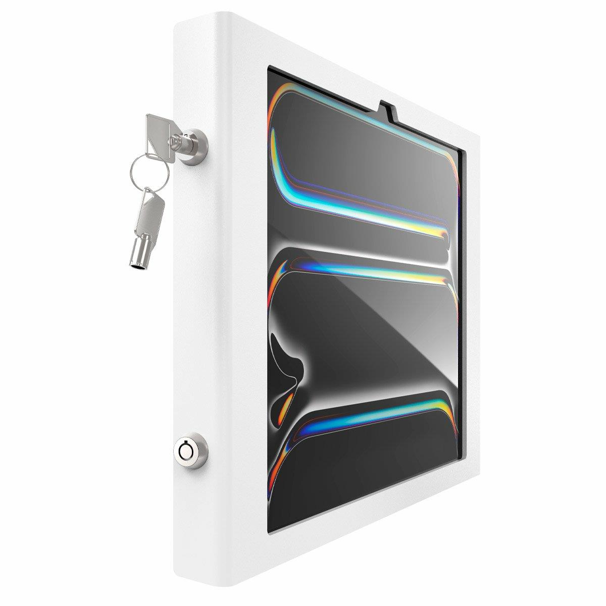 MACLOCKS Apex Secured Enclosure Wall Mount for iPad Pro M4 11in (2024) - White