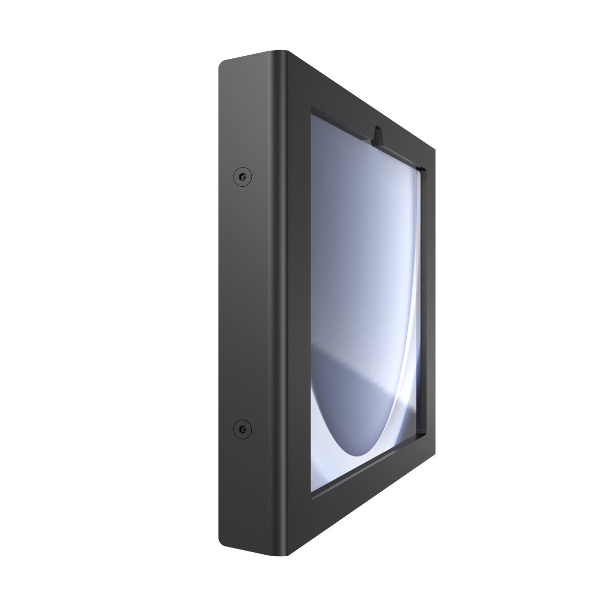 MACLOCKS Galaxy Tab A9+ Swell Secured Enclosure Wall Mount - Black (Locked With Screws)