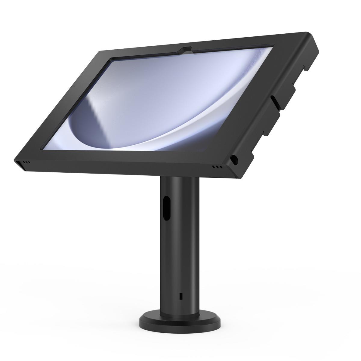 MACLOCKS Rise Stand, 8in/ 20cm + Swell Secured Enclosure Wall Mount for Galaxy Tab A9+ 11in - Black