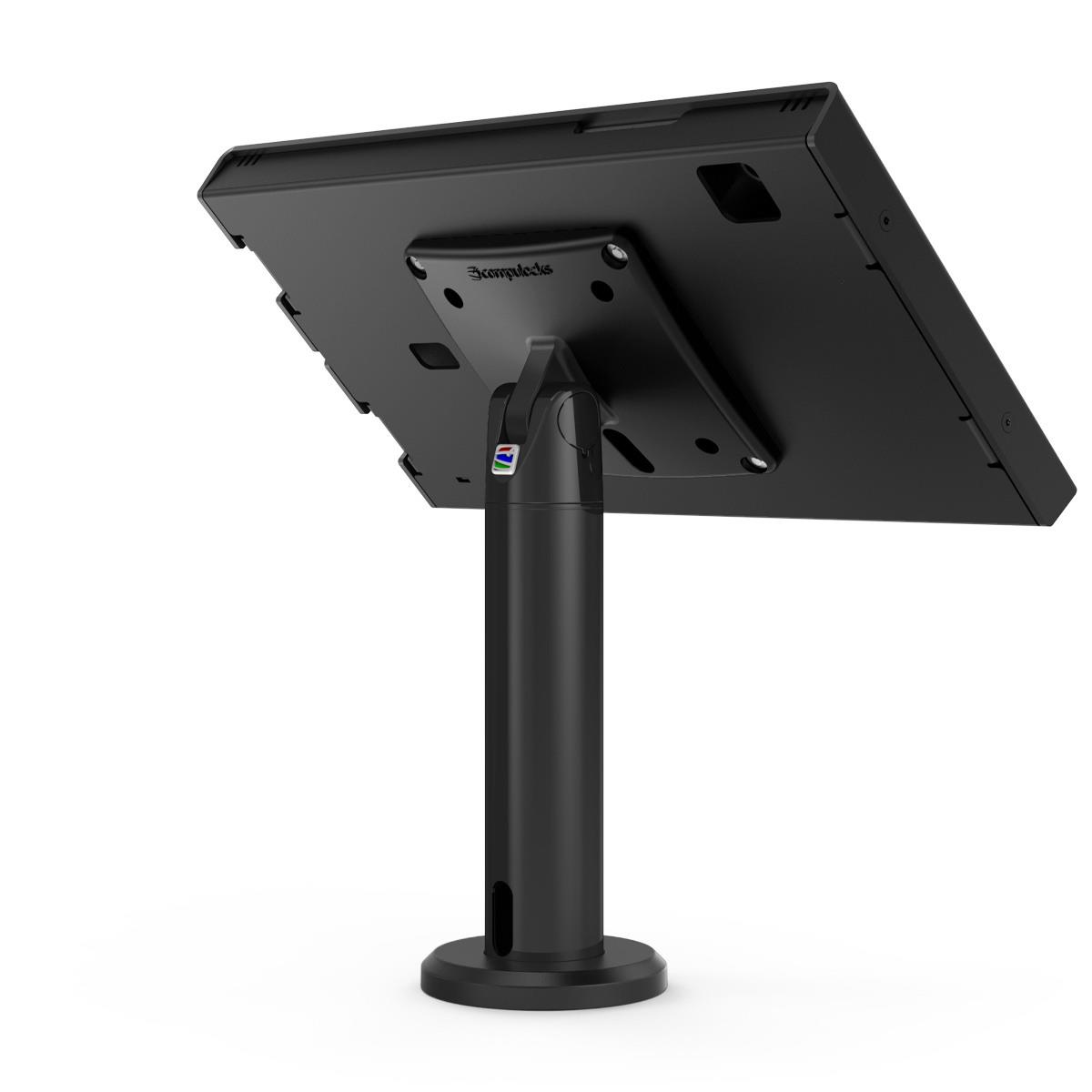 MACLOCKS Rise Stand, 8in/ 20cm + Swell Secured Enclosure Wall Mount for Galaxy Tab A9+ 11in - Black