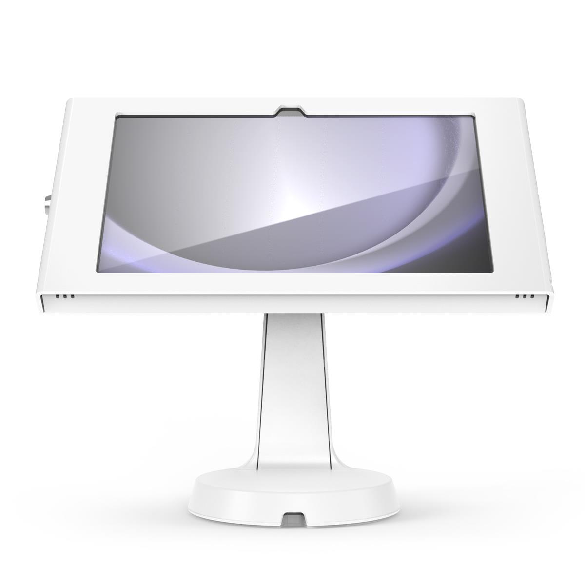 MACLOCKS VESA Mast Counter Stand + Apex Enclosure Wall Mount for  Galaxy Tab A9+ 11in - White