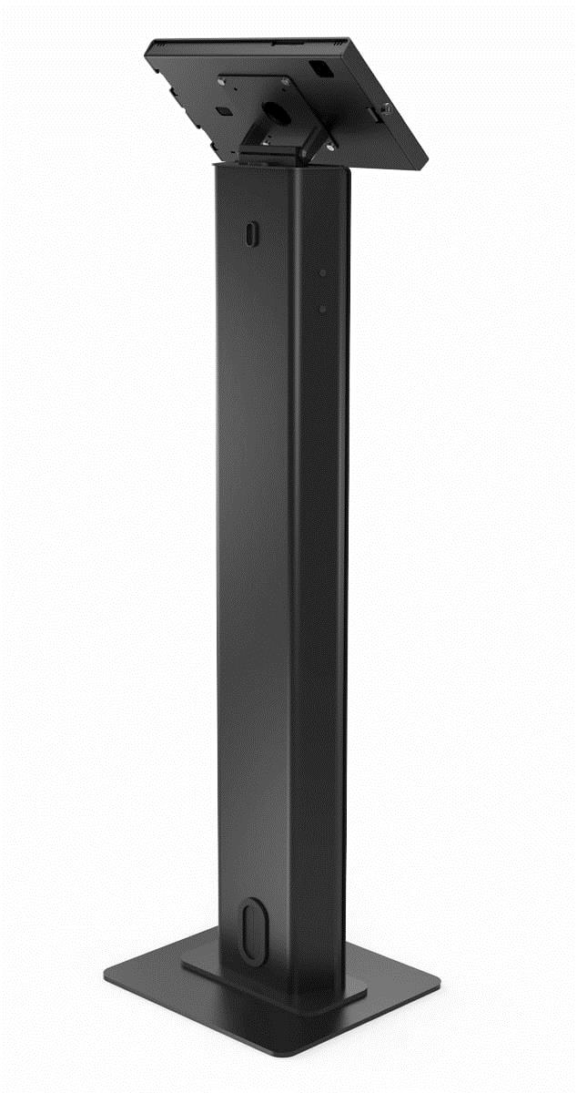 MACLOCKS Bundle / BrandMe Floor Stand + Apex Enclosure Wall Mount for Galaxy Tab A9+ 11in - Black