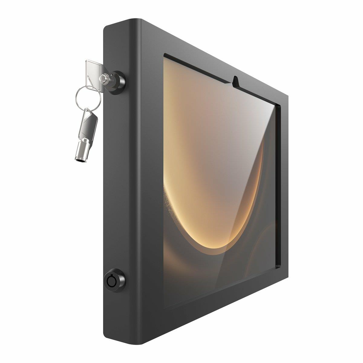 MACLOCKS Apex Secured Enclosure Wall Mount for Galaxy Tab S9+/S9 FE+/S10+ 12.4in - Black