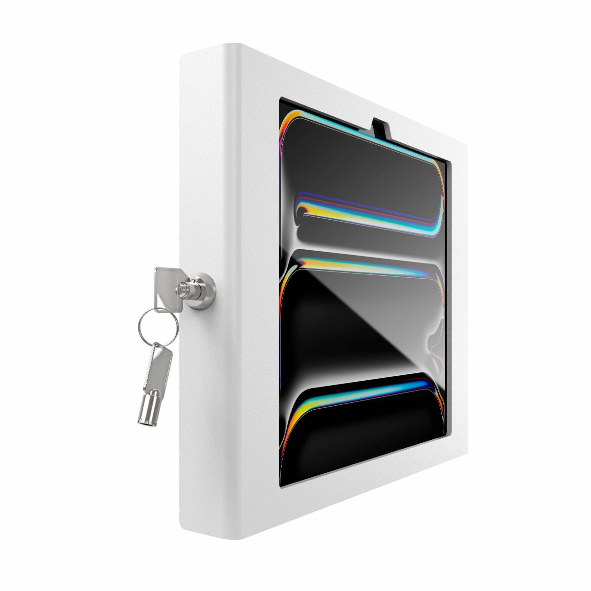 MACLOCKS Apex Secured Enclosure Wall Mount for iPad Pro M4 11in - White