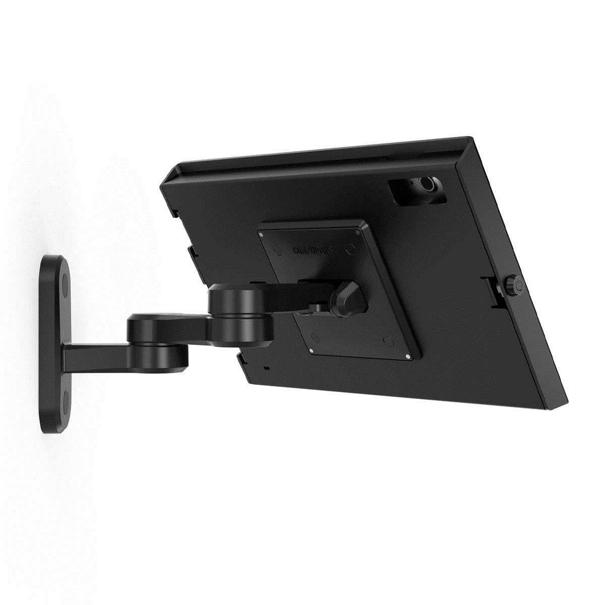 MACLOCKS Bundle / Swing Wall Mount Arm + Apex Secured Enclosure Wall Mount for iPad 10th-11th (A16) Gen - Black