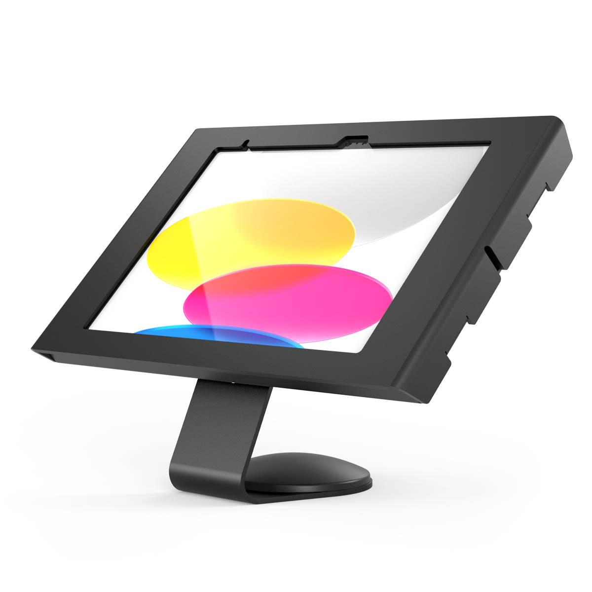 MACLOCKS Bundle / VESA Fixed 45 Degree Core Counter Stand or Wall Mount + Apex Secured Enclosure Wall Mount for iPad 10th-11th (A16) Gen - Black