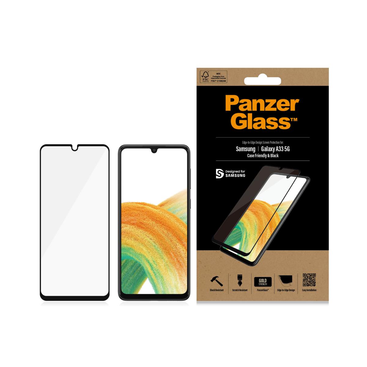 PANZERGLASS Samsung Galaxy A33 5g Screen Protector Glass