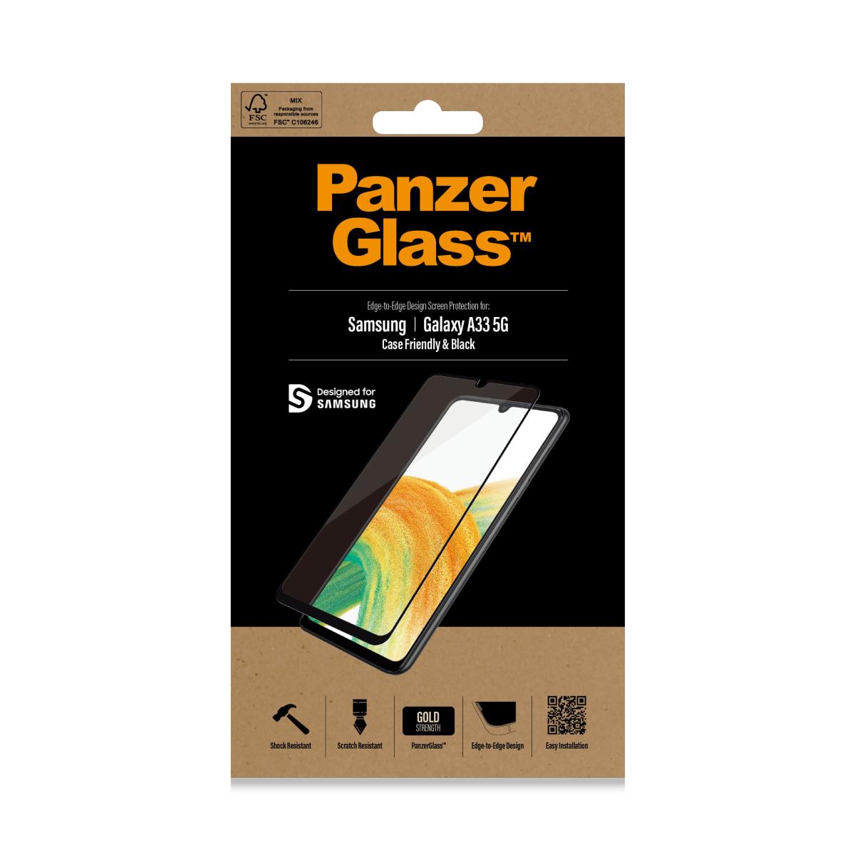 PANZERGLASS Samsung Galaxy A33 5g Screen Protector Glass