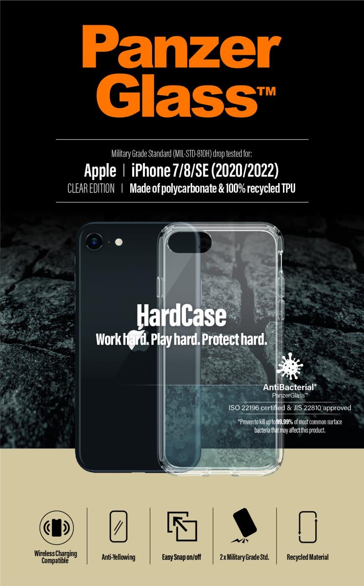 PANZERGLASS Clearcase Apple iPhone Se (2020/2022) 7/8