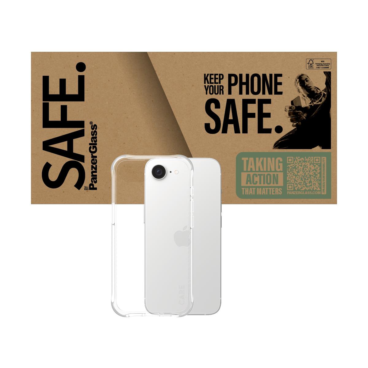 PANZERGLASS Tpu Case Transparent iPhone 16e (bulk)
