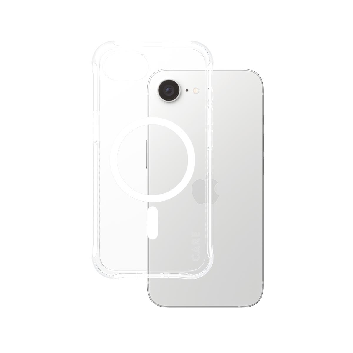 PANZERGLASS Fashionable Samba Case Transparent w. MagSafe iPhone 16e