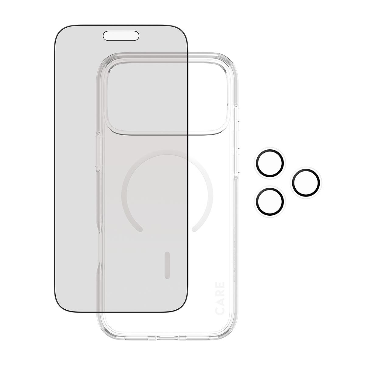 PANZERGLASS Care By Panzerglass 3-in-1 Flagship Privacy Bundle iPhone 17 Pro Max