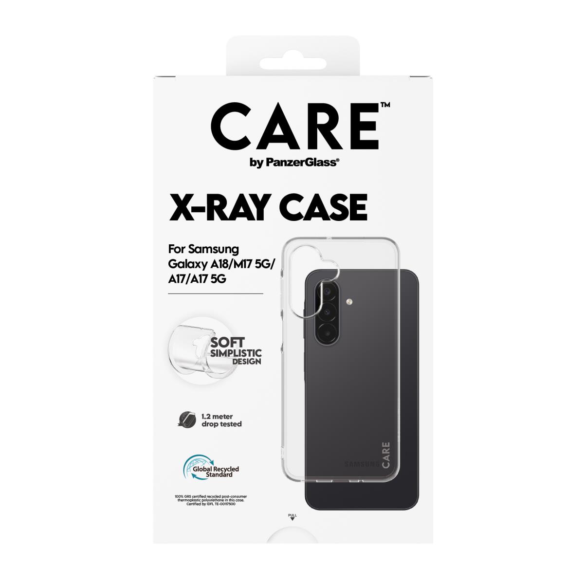 PANZERGLASS Fashionable Case Transparent X-Ray Soft Basic Samsung Galaxy A17 A17 5G