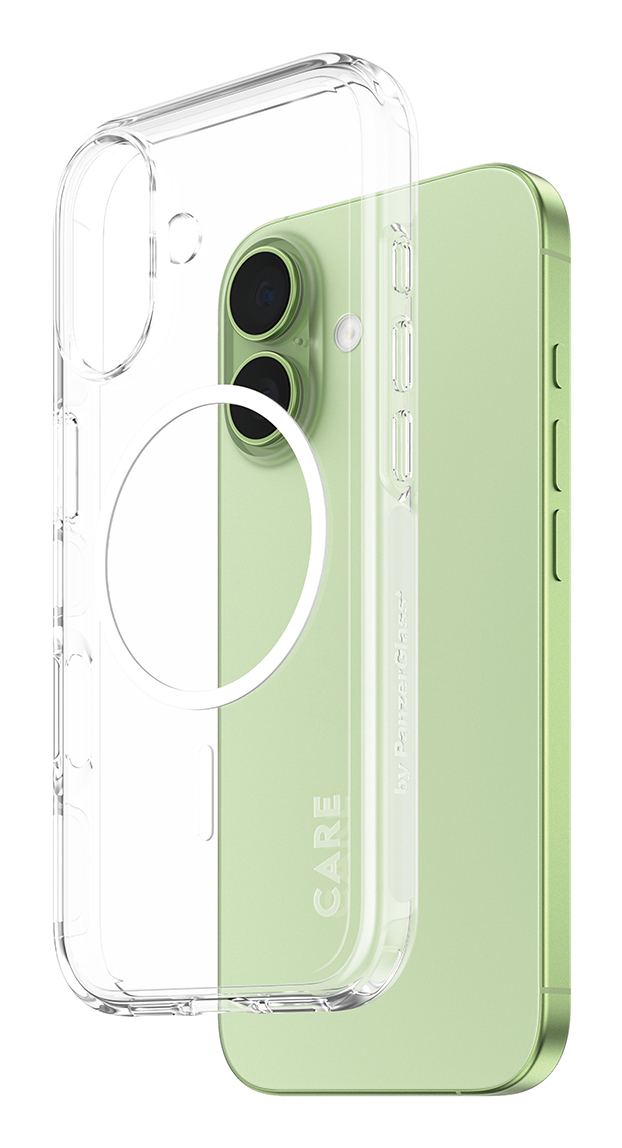 PANZERGLASS Flagship Case Transparent Urban Combat w. White MagSafe iPhone 17