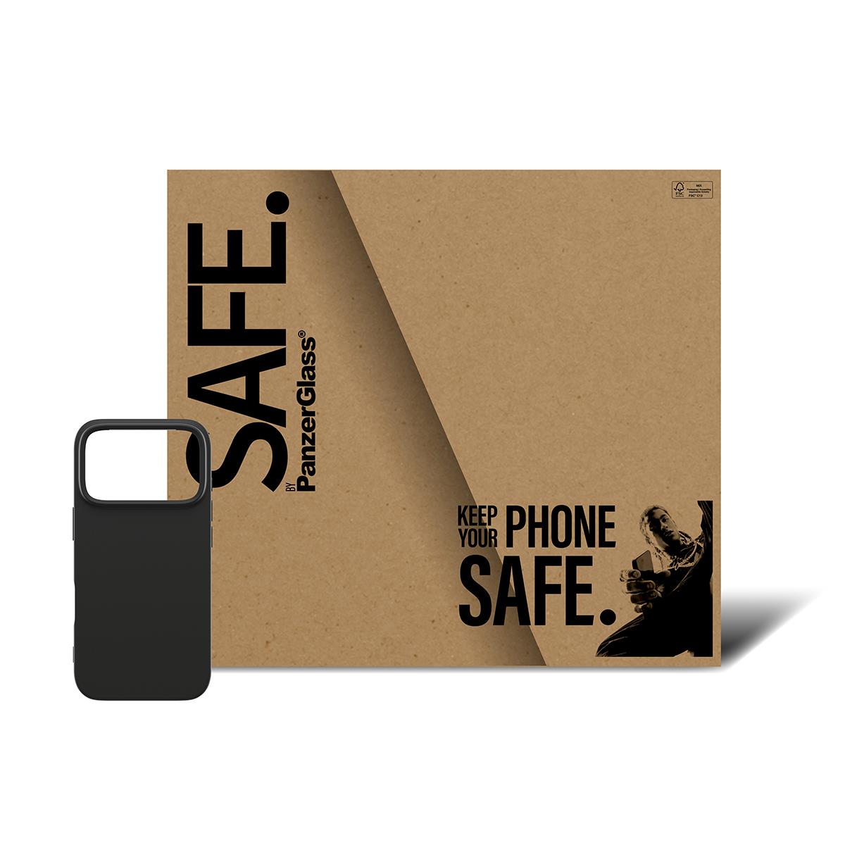 PANZERGLASS TPU Case Black iPhone 17 Pro (BULK)