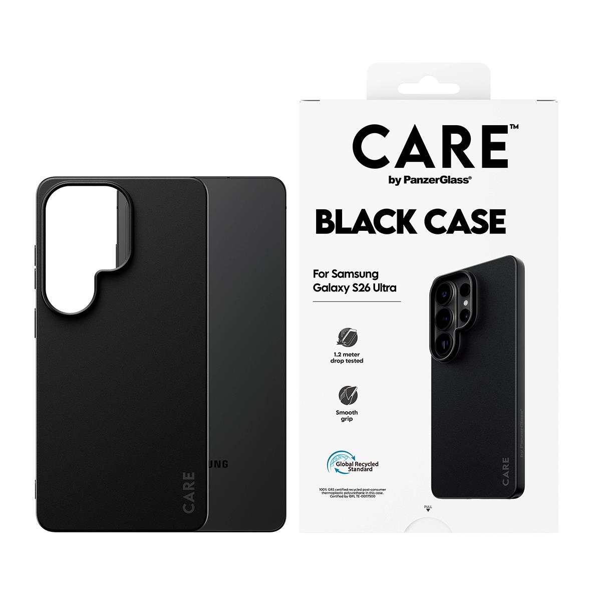 PANZERGLASS TPU Case for Samsung Galaxy S 2026 Ultra Black