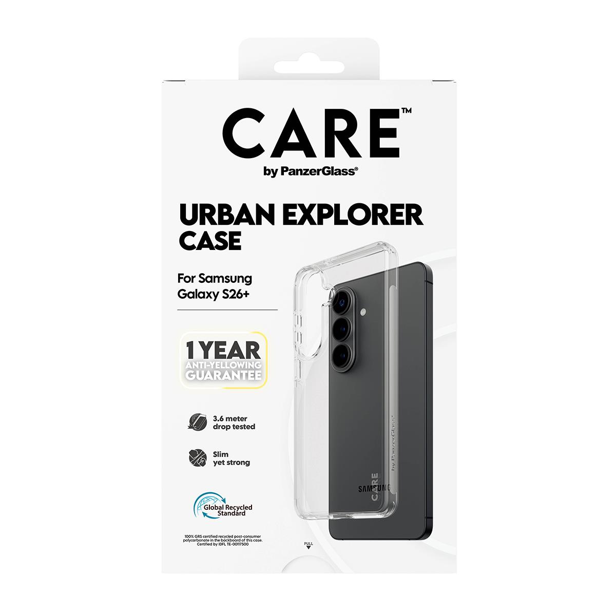 PANZERGLASS CARE by PanzerGlass Urban Explorer Case Transparent Samsung Galaxy S 2026 Edge
