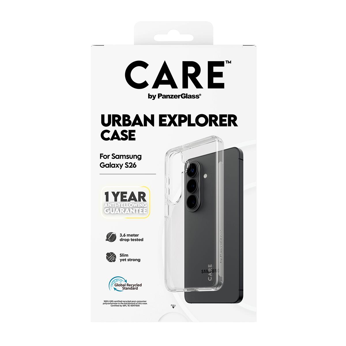 PANZERGLASS CARE by PanzerGlass Urban Explorer Case Transparent Samsung Galaxy S 2026 Pro