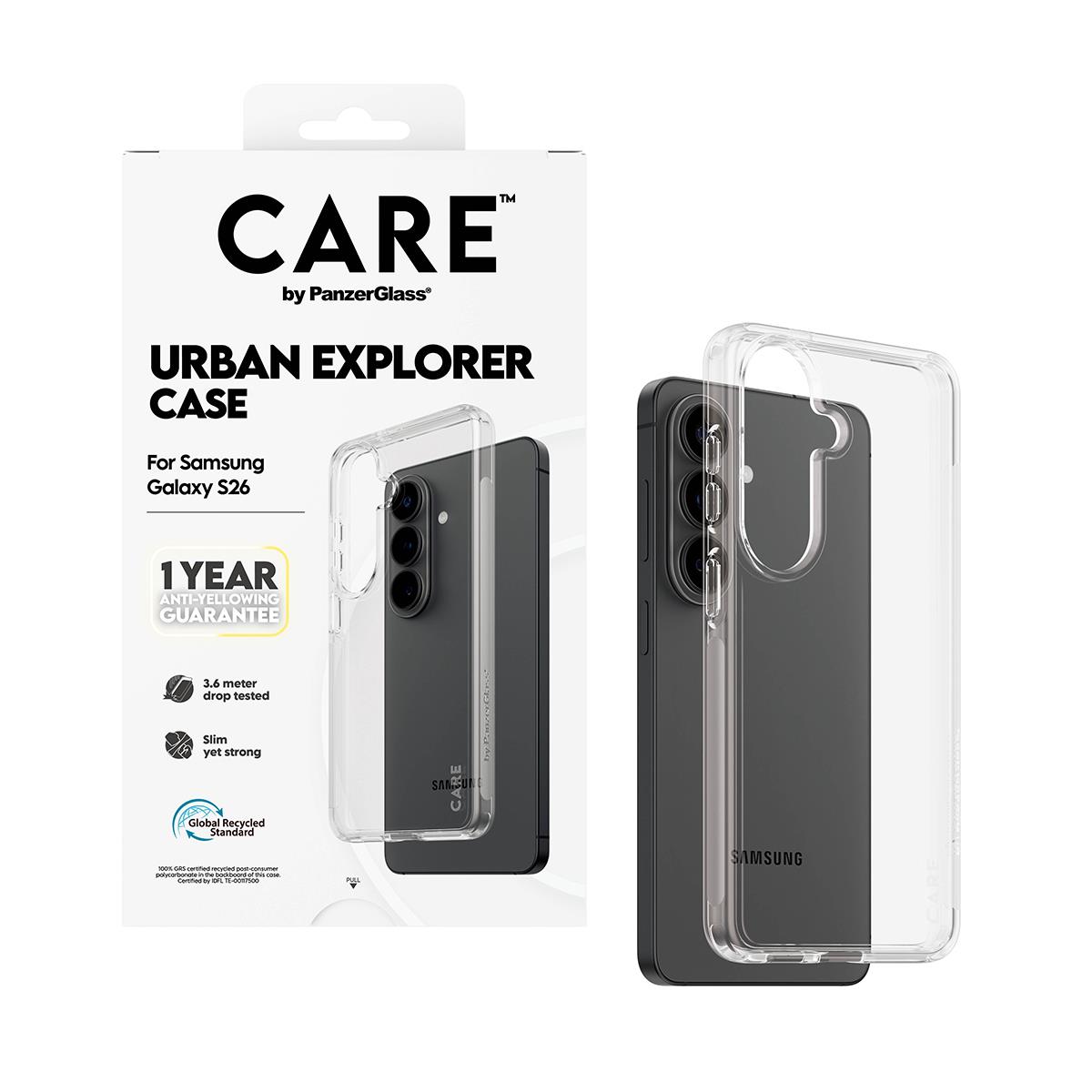 PANZERGLASS CARE by PanzerGlass Urban Explorer Case Transparent Samsung Galaxy S 2026 Pro