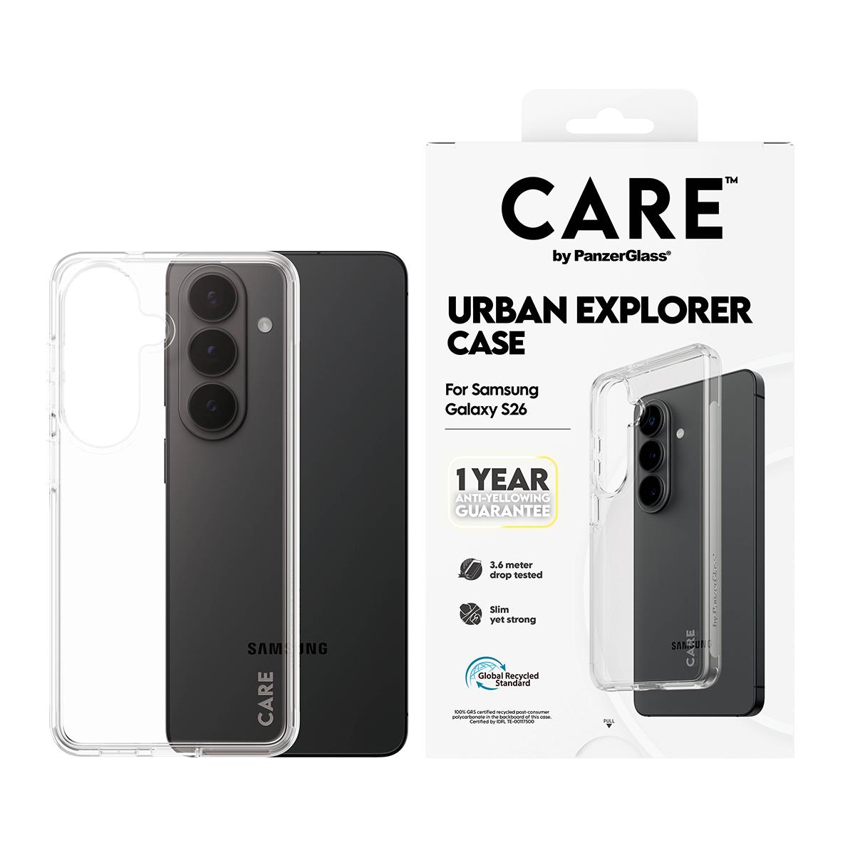 PANZERGLASS CARE by PanzerGlass Urban Explorer Case Transparent Samsung Galaxy S 2026 Pro