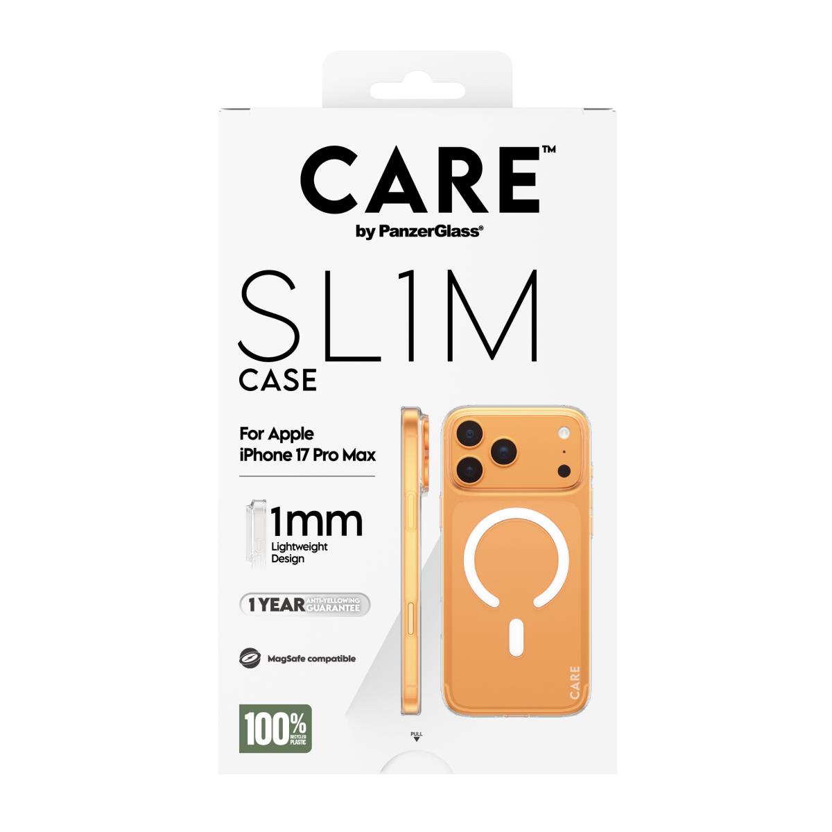 PANZERGLASS Care By Panzerglass Sl1m Case Transparent iPhone 17