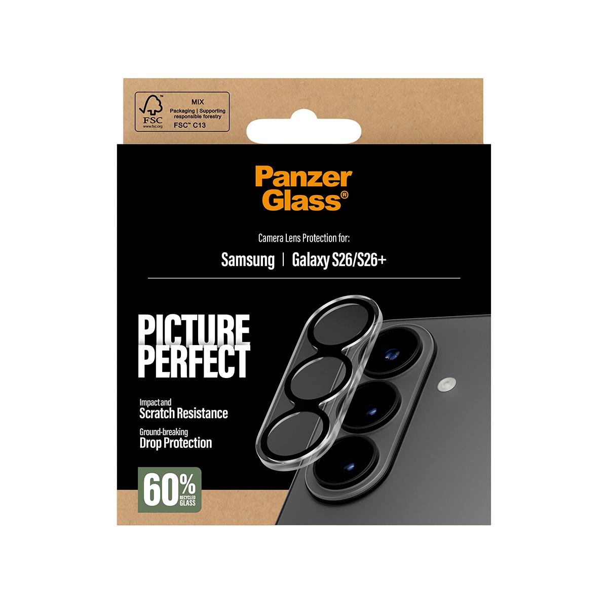 PANZERGLASS Pictureperfect Camera Lens Protector Samsung New Galaxy S26