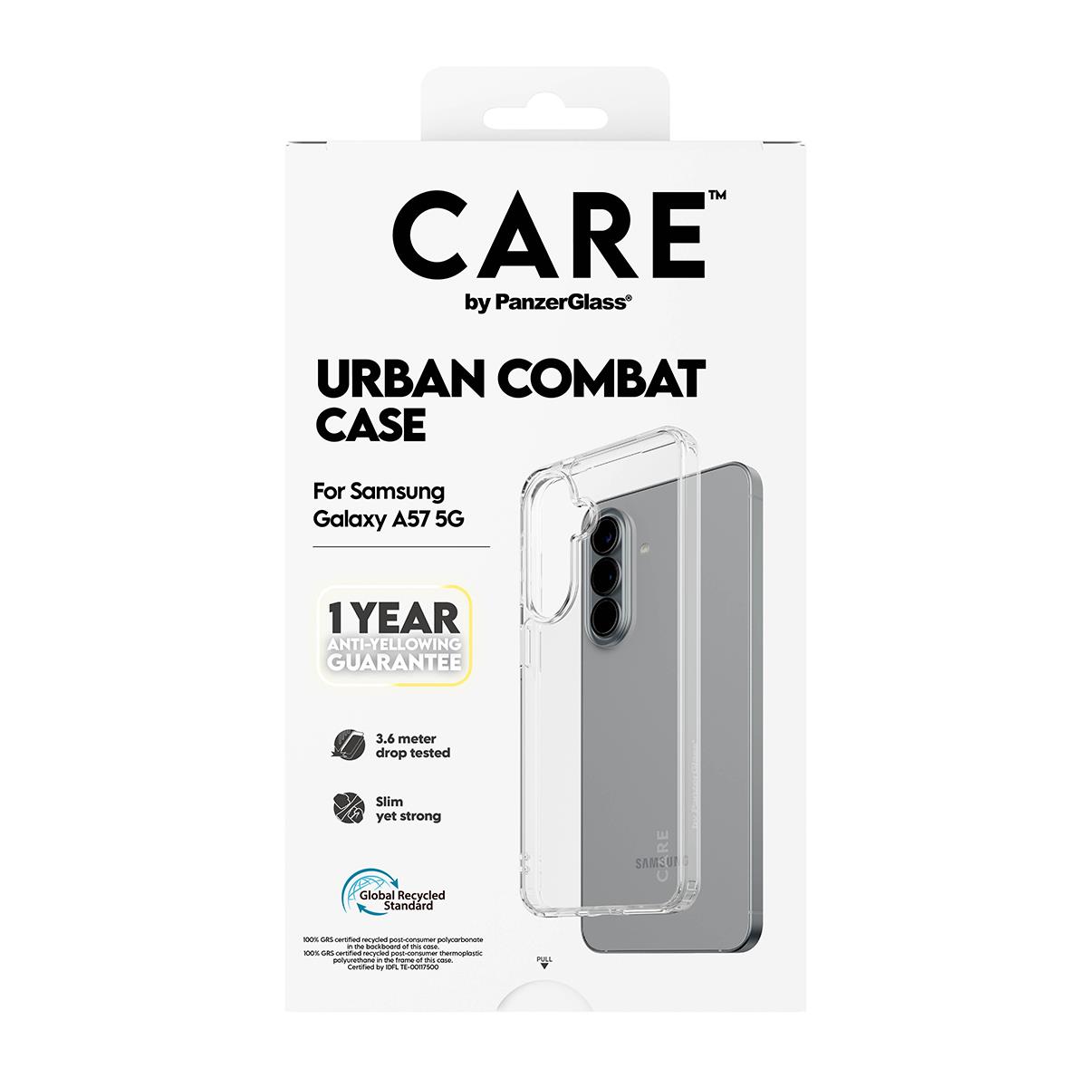 PANZERGLASS Urban Combat Case Transparent Samsung Galaxy A57 5G