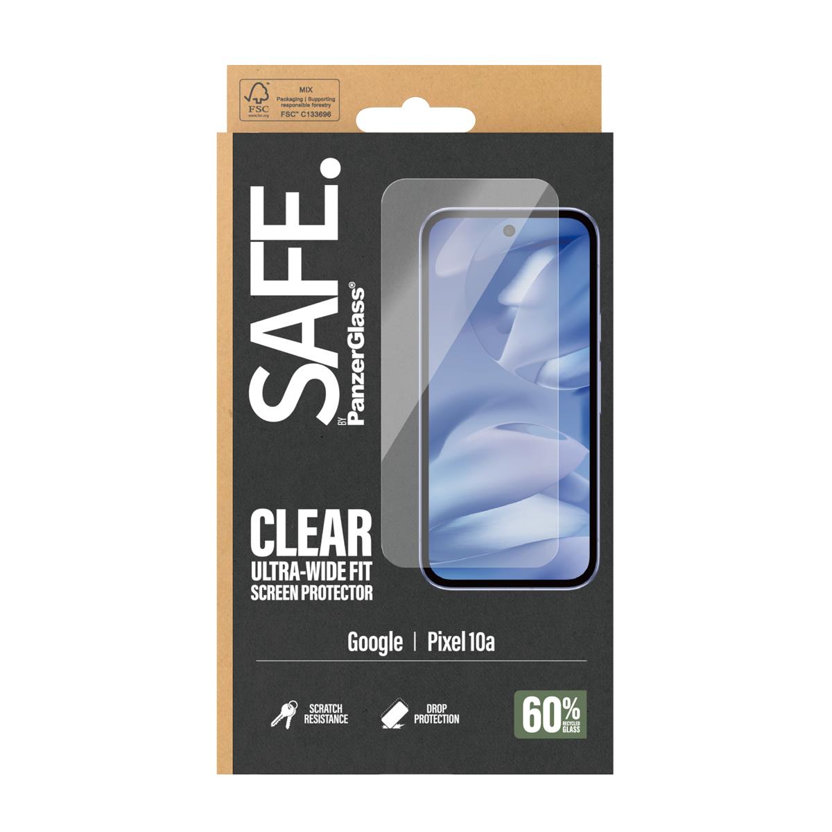 PANZERGLASS Screen Protector For Google Pixel 10a Ultra-wide Fit