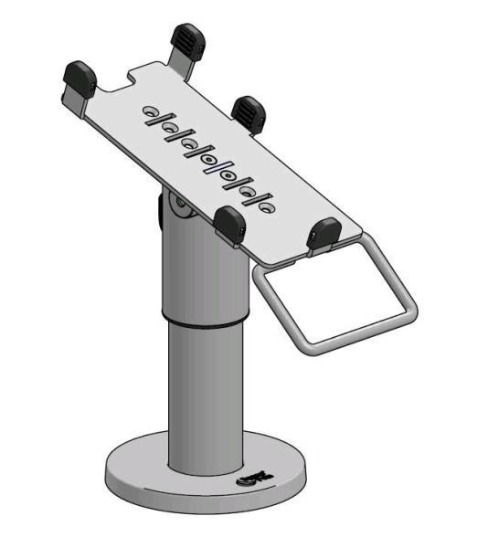 ERGONOMIC SOLUTION Multigrip Plate Black For Verifone P200 / P400 Withought Handle