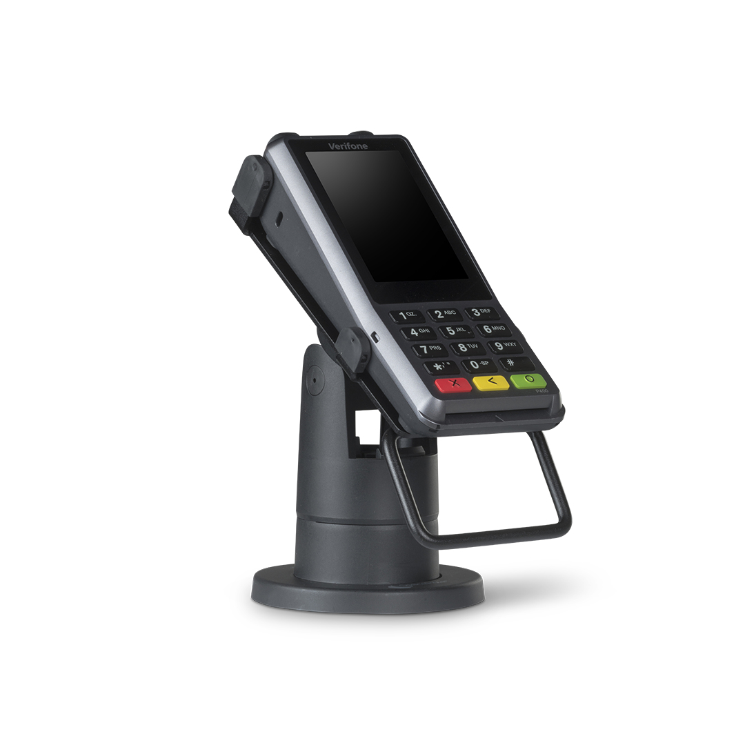 ERGONOMIC SOLUTION Multigrip Plate Black For Verifone P200 / P400 No Handle