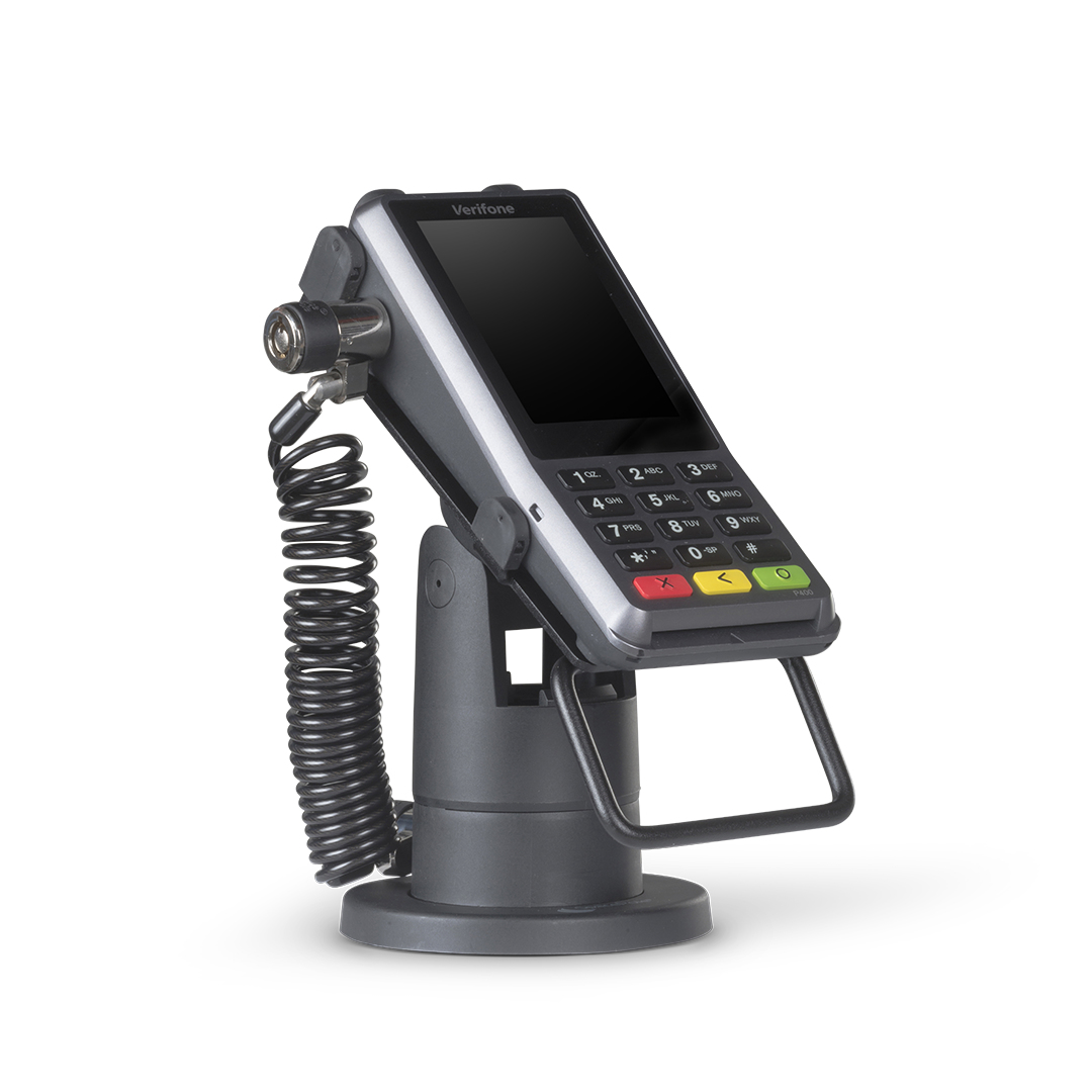 ERGONOMIC SOLUTION Multigrip Plate Black For Verifone P200 / P400 No Handle