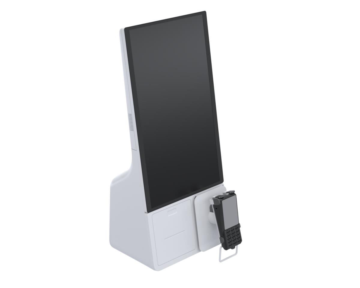 ERGONOMIC SOLUTION Front Plate Made For Samsung Kiosk White