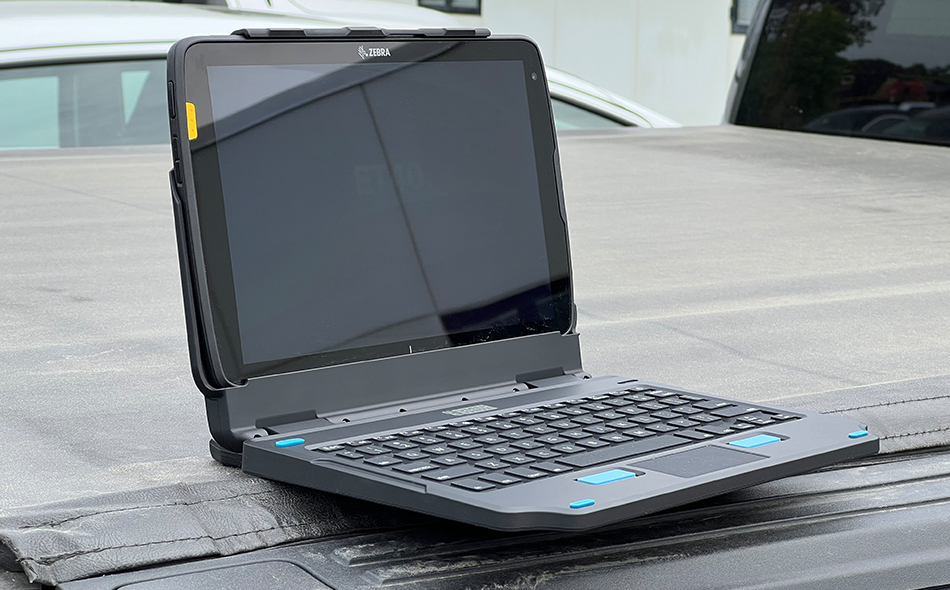 GAMBER JOHNSON Zebra Et4x - 10in 2in1 - Attachable Keyboard - (Uk English)