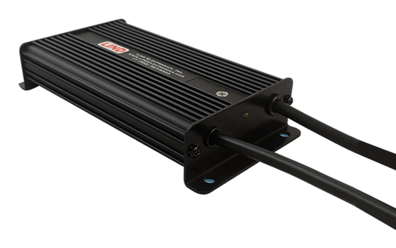 GAMBER JOHNSON Lind Isolated DC/DC Power Adapter - 20-60 VDC Input - 12.4 VDC Output - 60W - Electrical Isolation - Rugged Aluminum Housing