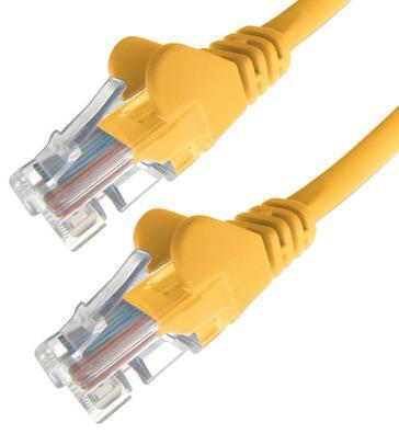 DP BUILDING SYSTEMS LTD 2m Yellow Rj45 Utp CAT6 Stranded Flush Moulded