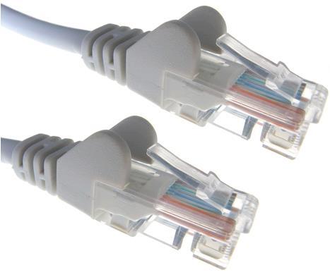 DP BUILDING SYSTEMS LTD 1m Grey Rj45 Utp CAT6 Stranded Flush Moulded
