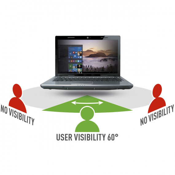 MOBILIS Screen Protector Privacy 14in W 16:9 Dim 310x174 Mm