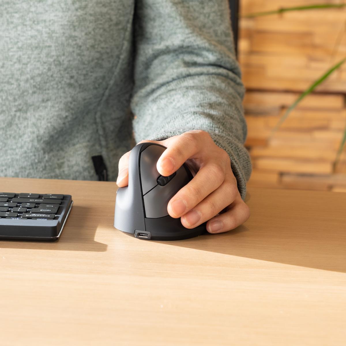 R-GO TOOLS He Ergonomic Mouse M Left Wireless