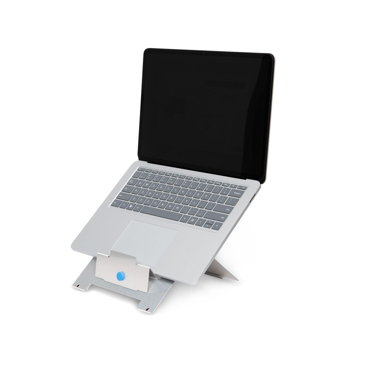 R-GO TOOLS Riser Laptop Stand Flexible/ Adjustable Silver