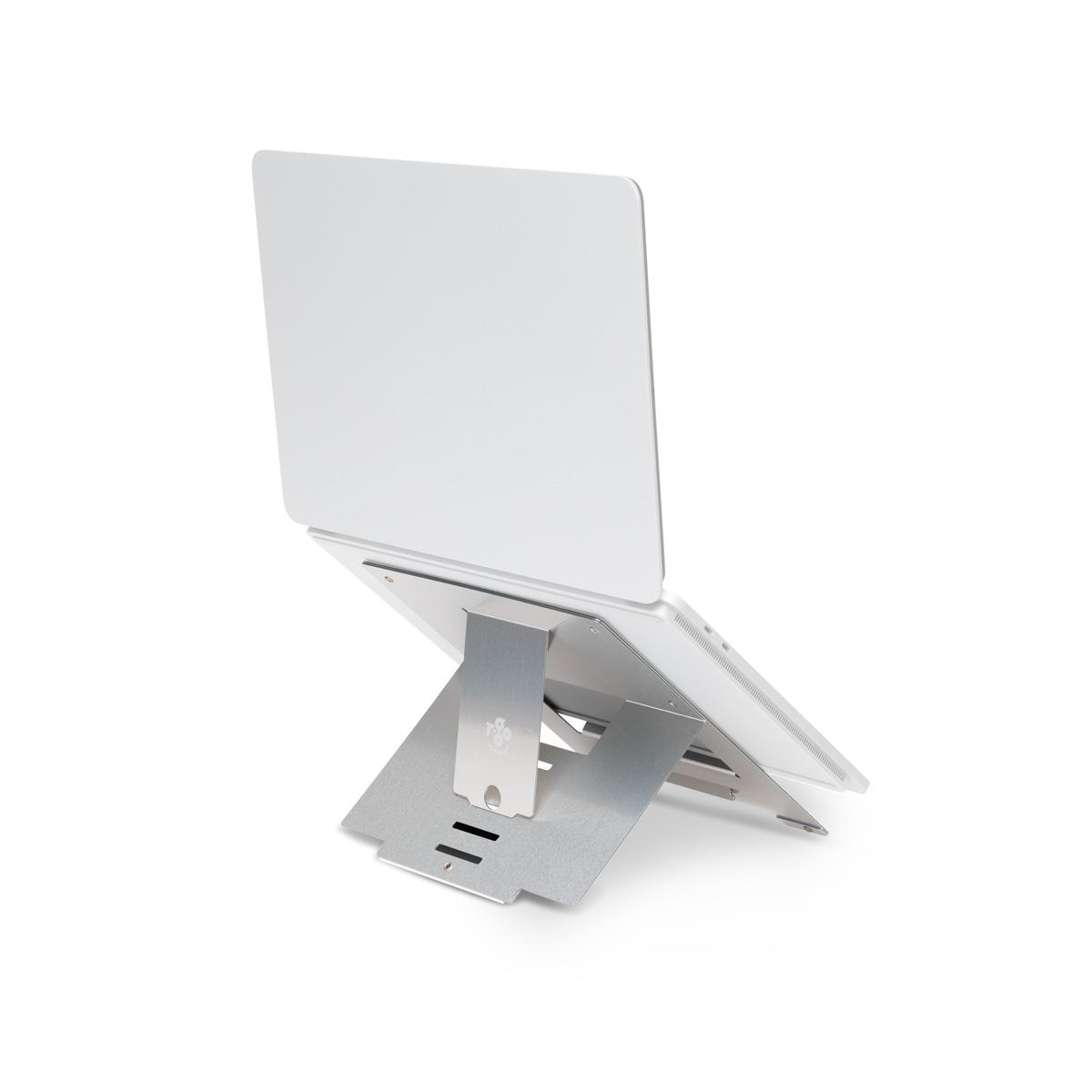 R-GO TOOLS Riser Laptop Stand Flexible/ Adjustable Silver