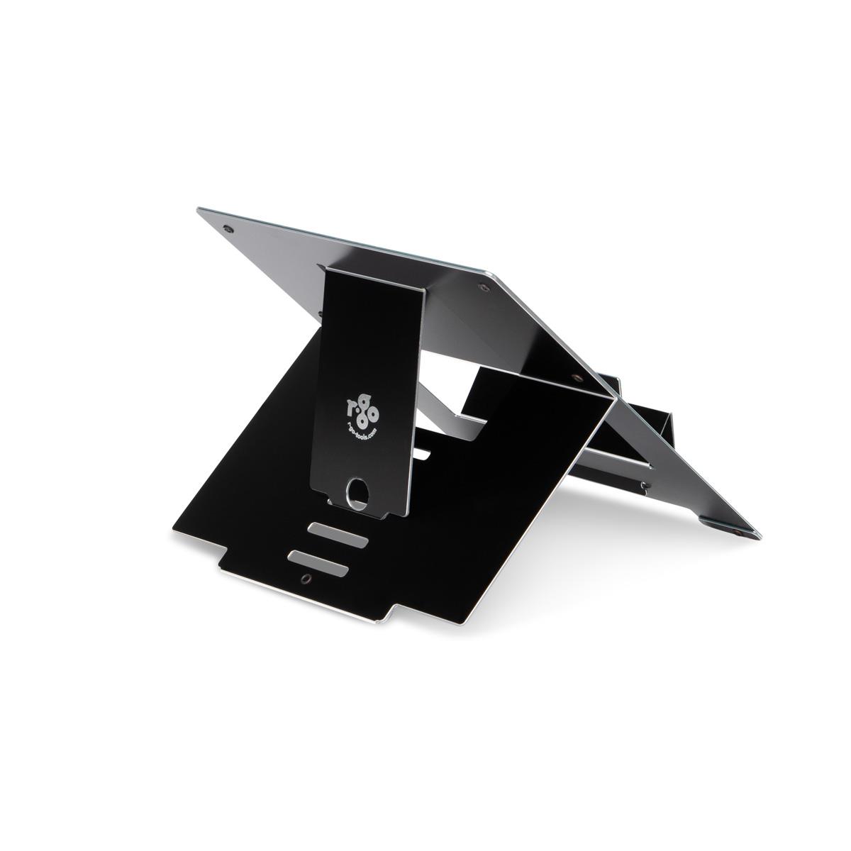 R-GO TOOLS Riser Laptop Stand Flexible/ Adjustable Black