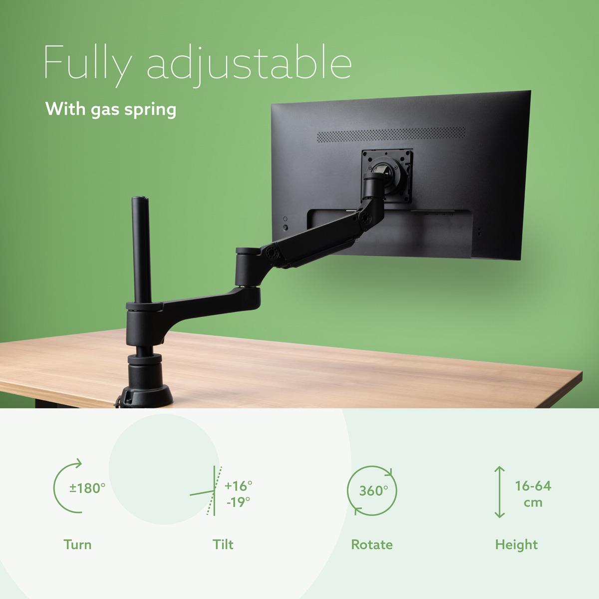 R-GO TOOLS Caparo 4 Monitor Arm