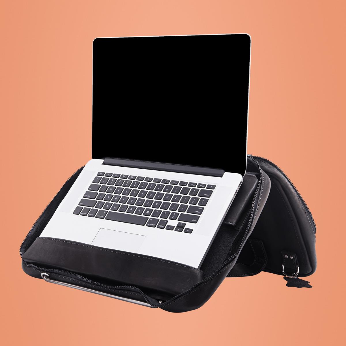 R-GO TOOLS Viva - 15.6in - Notebook Case - Leather - Black