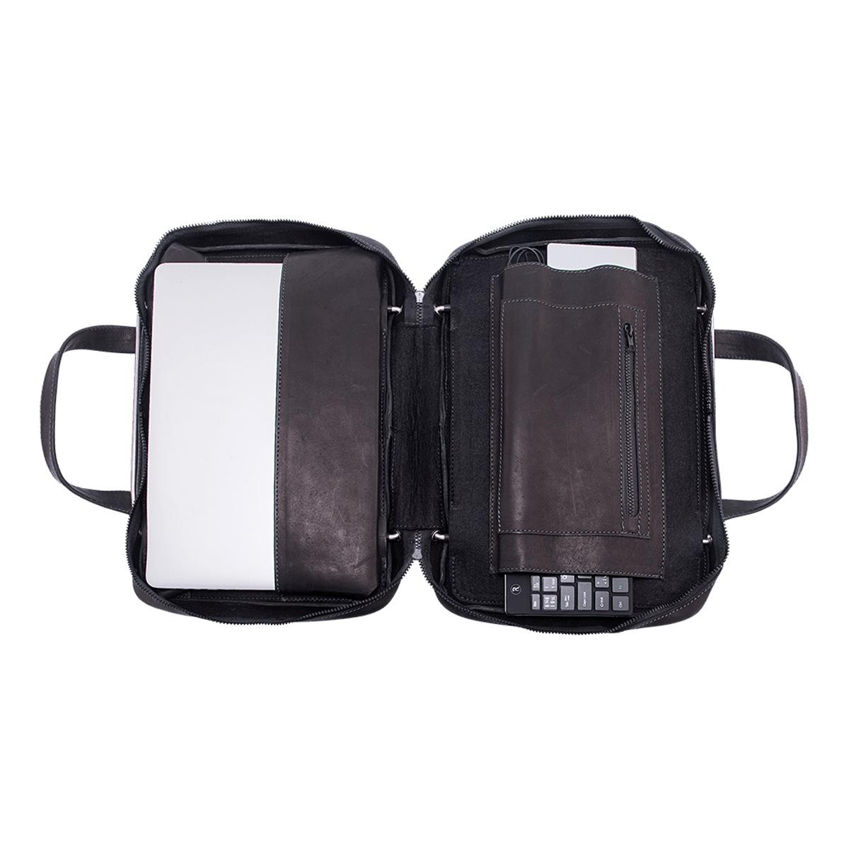 R-GO TOOLS Viva - 15.6in - Notebook Case - Leather - Black