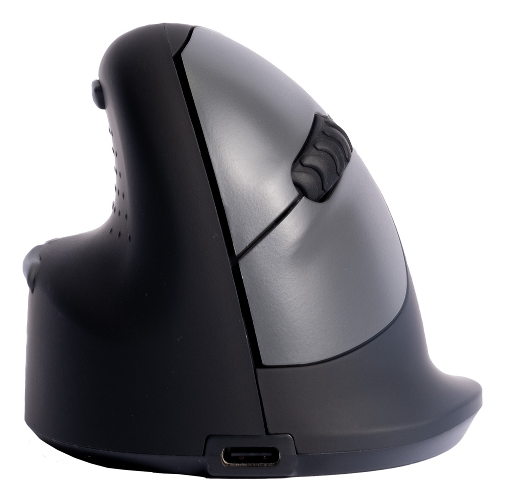R-GO TOOLS He Ergonomic Mouse - Left Handed - Large - Wireless