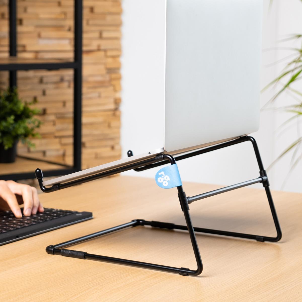 R-GO TOOLS R-go Steel Office Laptop Stand Black