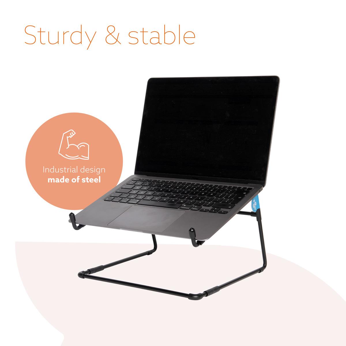 R-GO TOOLS R-go Steel Office Laptop Stand Black