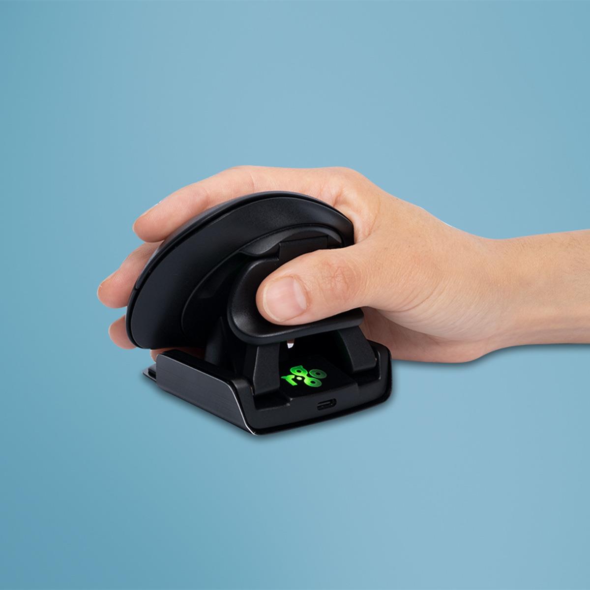 R-GO TOOLS R-go Twister Ambidextrous Ergonomic Mouse - Wired/wireless Bluetooth